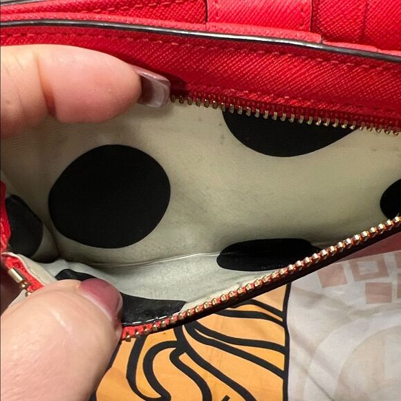 Kate Spade Slim Bifold Red Wallet - Picture 3 of 13